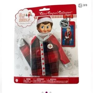 Elf On The Shelf Official North Pole Style Fa La La  Footie Pajamas Used No Box